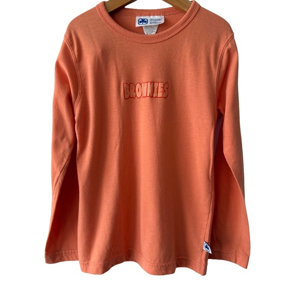 girl guides of canada Other - Girl Guides of Canada Brownies Orange Kids Long Sleeve Shirt Small